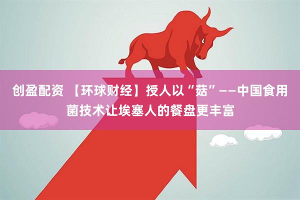 创盈配资 【环球财经】授人以“菇”——中国食用菌技术让埃塞人的餐盘更丰富