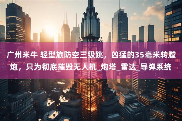 广州米牛 轻型旅防空三级跳，凶猛的35毫米转膛炮，只为彻底摧毁无人机_炮塔_雷达_导弹系统